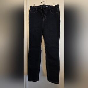 Old Navy Mid-Rise Super Skinny Short Jeans - Dark Blue